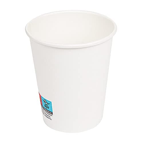 García de Pou Heißgetränkebecher, 1 Wand, 240 ml, 280 + 18 Pe, G/M2, Ø8/5,6 x 9,2 cm, Weiß, Karton, 50 Stück