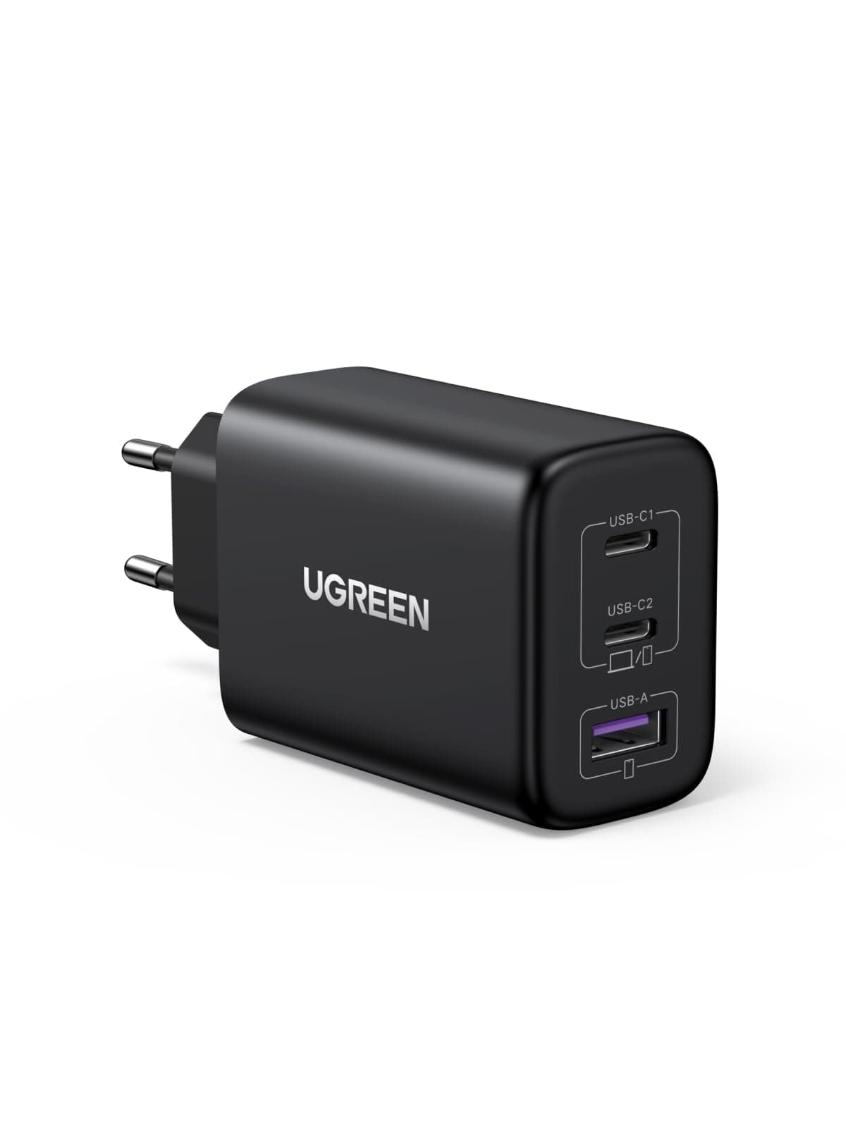 UGREEN USB C Ladegerät 65W, 3-Port kompakter Netzteil, PPS Schnellladegerät
