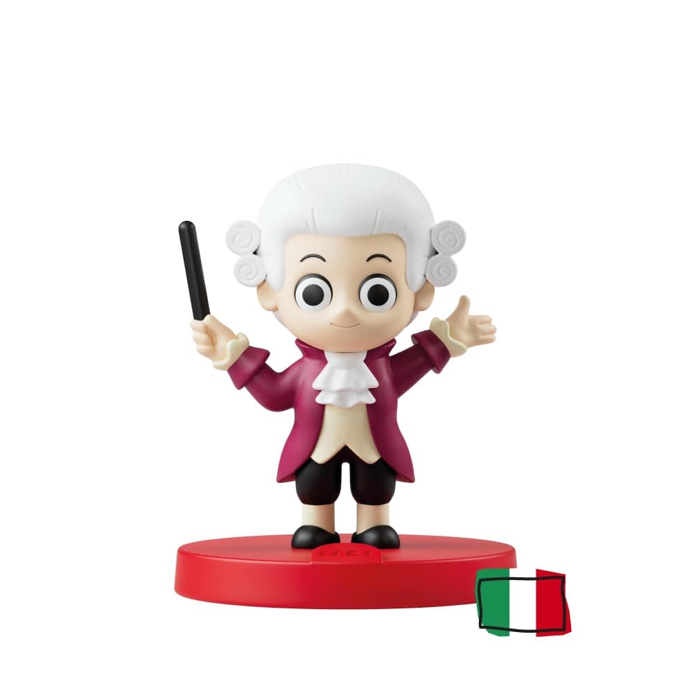 FABA Figur mit Sound, süße Sinfonien von Mozart – Canzoncine – Spielzeug, pädagogische Inhalte, italienische Version, Kinder 0+ Jahre