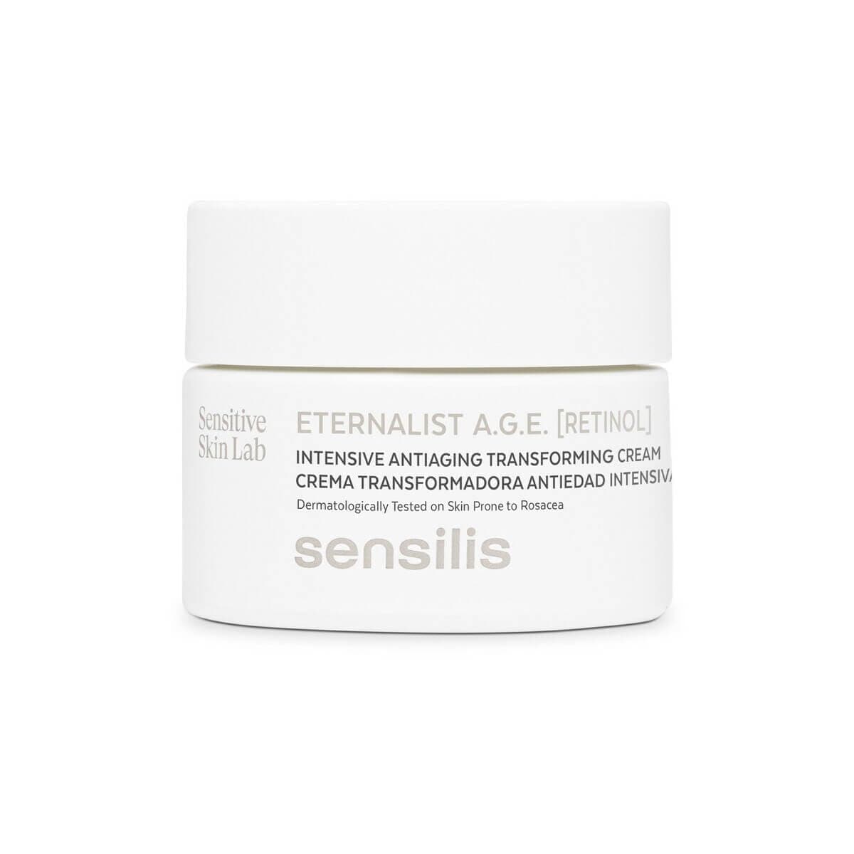 Sensilis - Eternalist A.G.E. Retinol, Intensive Gel-Creme zur Hautverbesserung und Regeneration, Retinylpalmitat und Kollagen-Booster, Anti-Glykations-Komplex, Kollagen-Booster, Ocean Respect - 50 ml