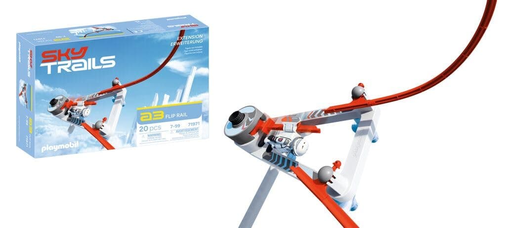 Sky Trails | Flip Rail | Konstruktionsspielzeug für dynamische Strecken & Action | Baue Dein eigenes Abenteuer mit spannenden Flip-Elementen Kinder ab 7 Jahren | 71971