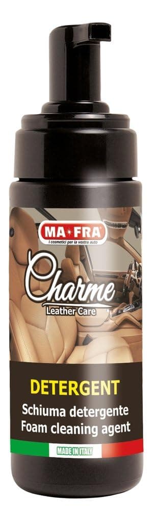 Mafra, Charme Reinigungsmittel, Auto Innenraum Leder Reinigungsschaum, seine Neutrale Formel Tiefenreinigung löst Schmutz Hinterlässt Oberflächen sauber für eine Lange Zeit, Größe 150ml