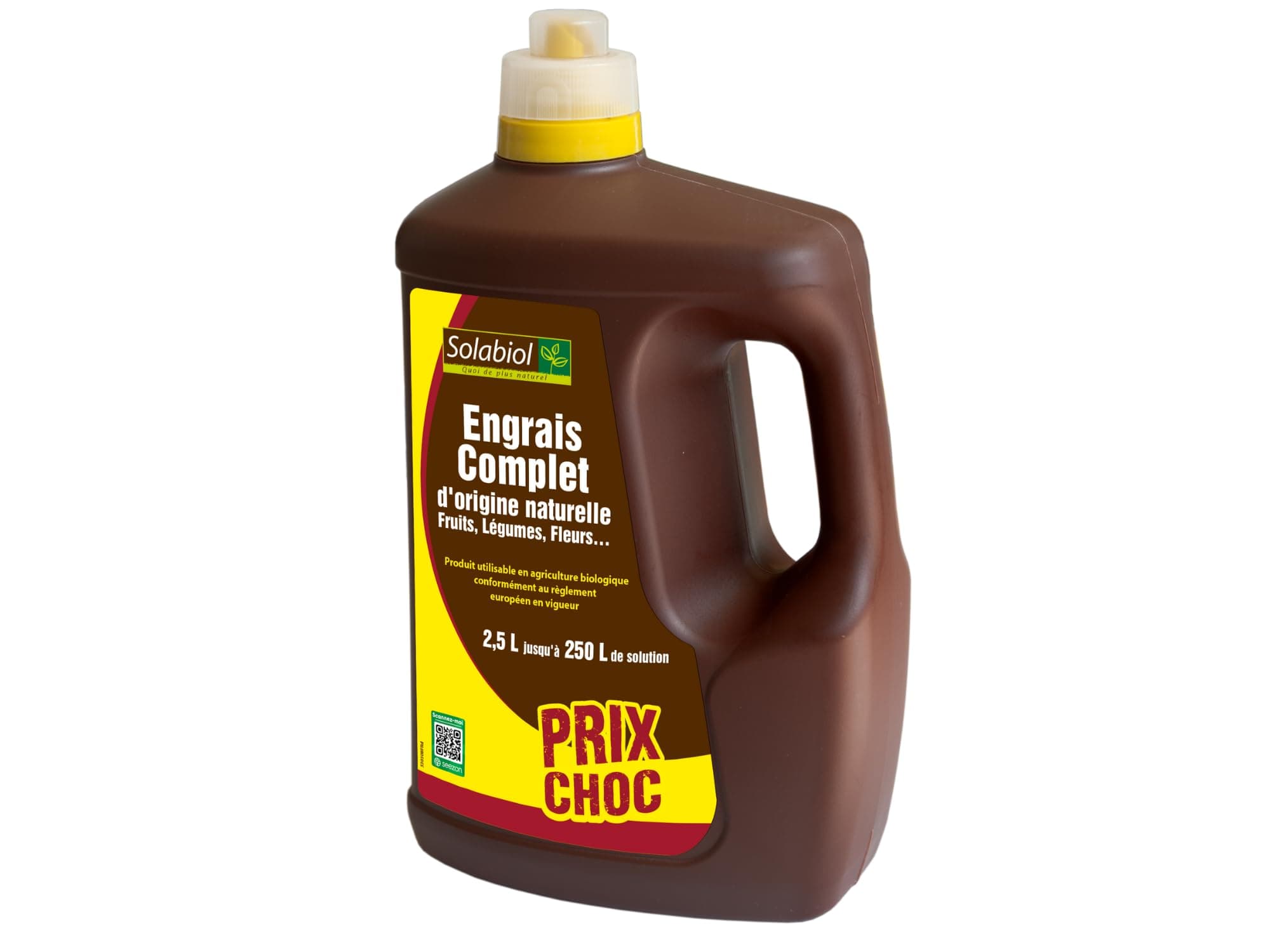 SBM SOLABIOL ENGRAIS LIQUIDE COMPLET - Prix Choc BIDON 2,5 L SOLICOMP25