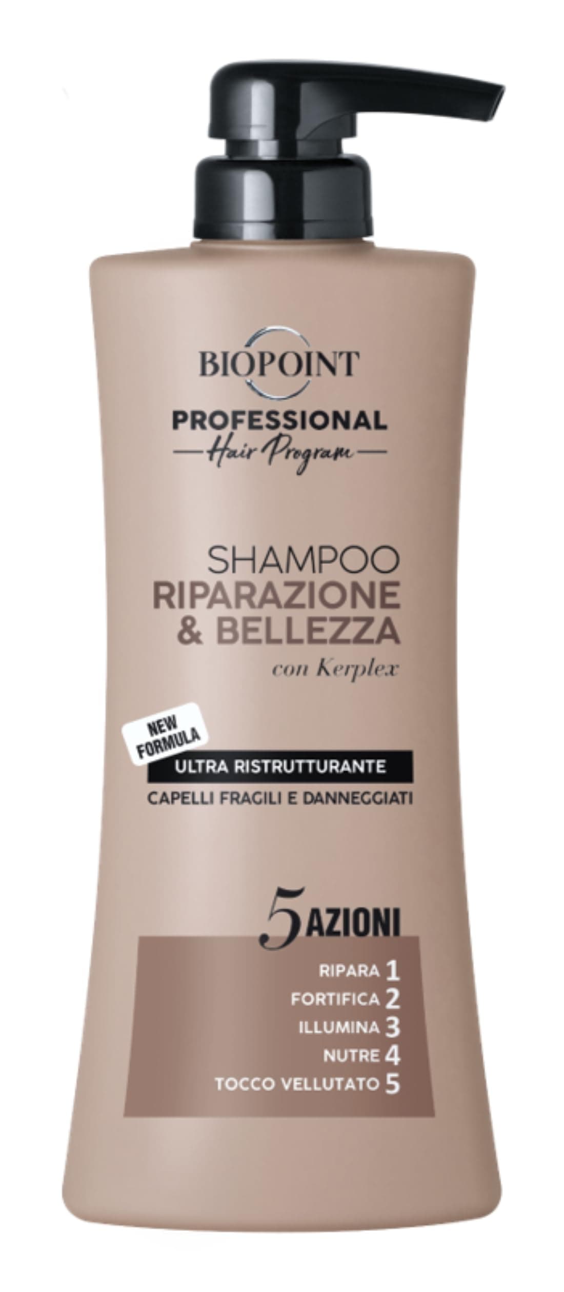 Biopoint riparazione & beautzza shampoo 400 ml