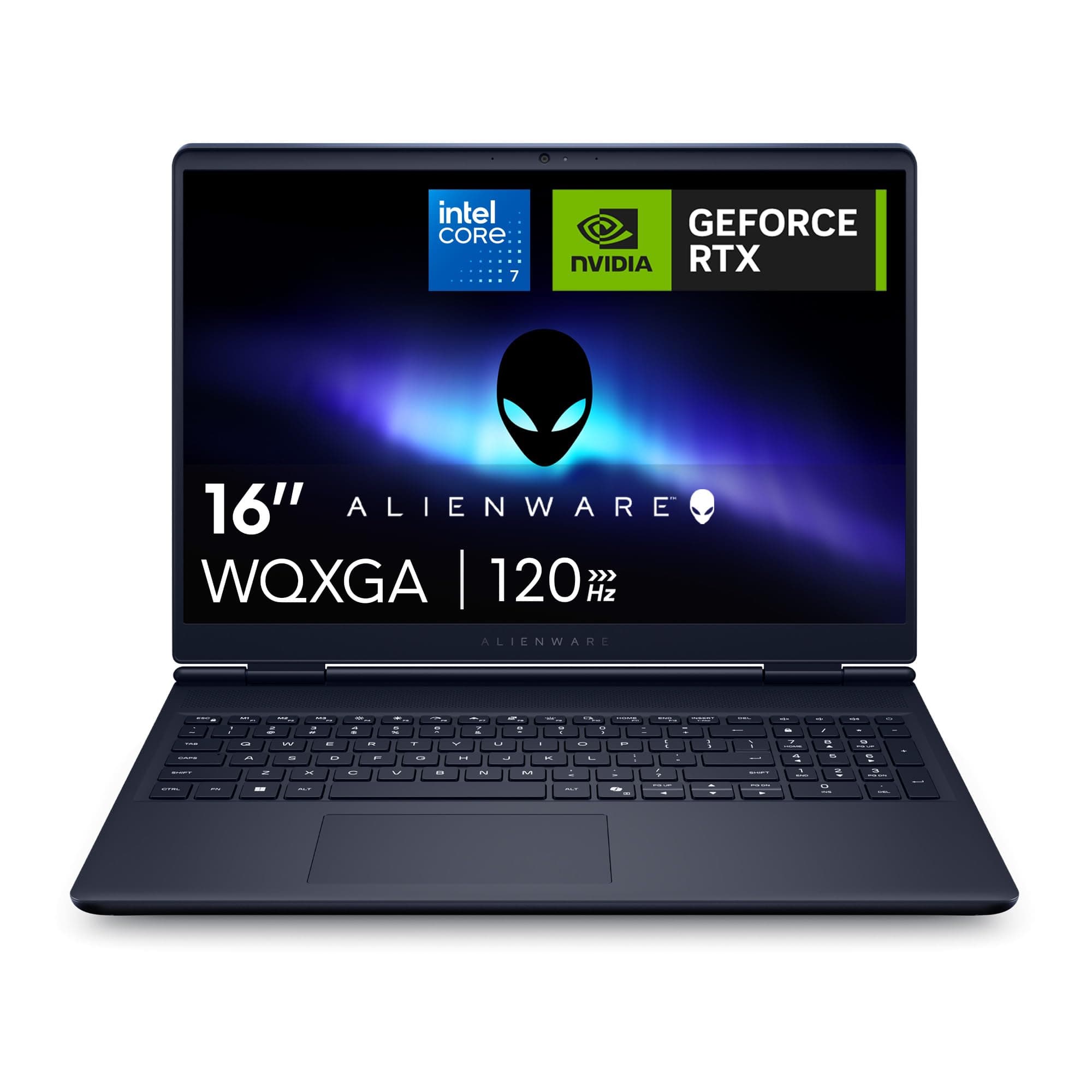 Alienware 16 Aurora Gaming Laptop AC16250 16" WQXGA 120Hz 100% sRGB Display, Intel 7 240H, NVIDIA GeForce RTX 5060, 16GB RAM, 1TB SSD, 3 Monate Game Pass, W11 Home, QWERTZ-Tastatur - 1 Jahr Garantie