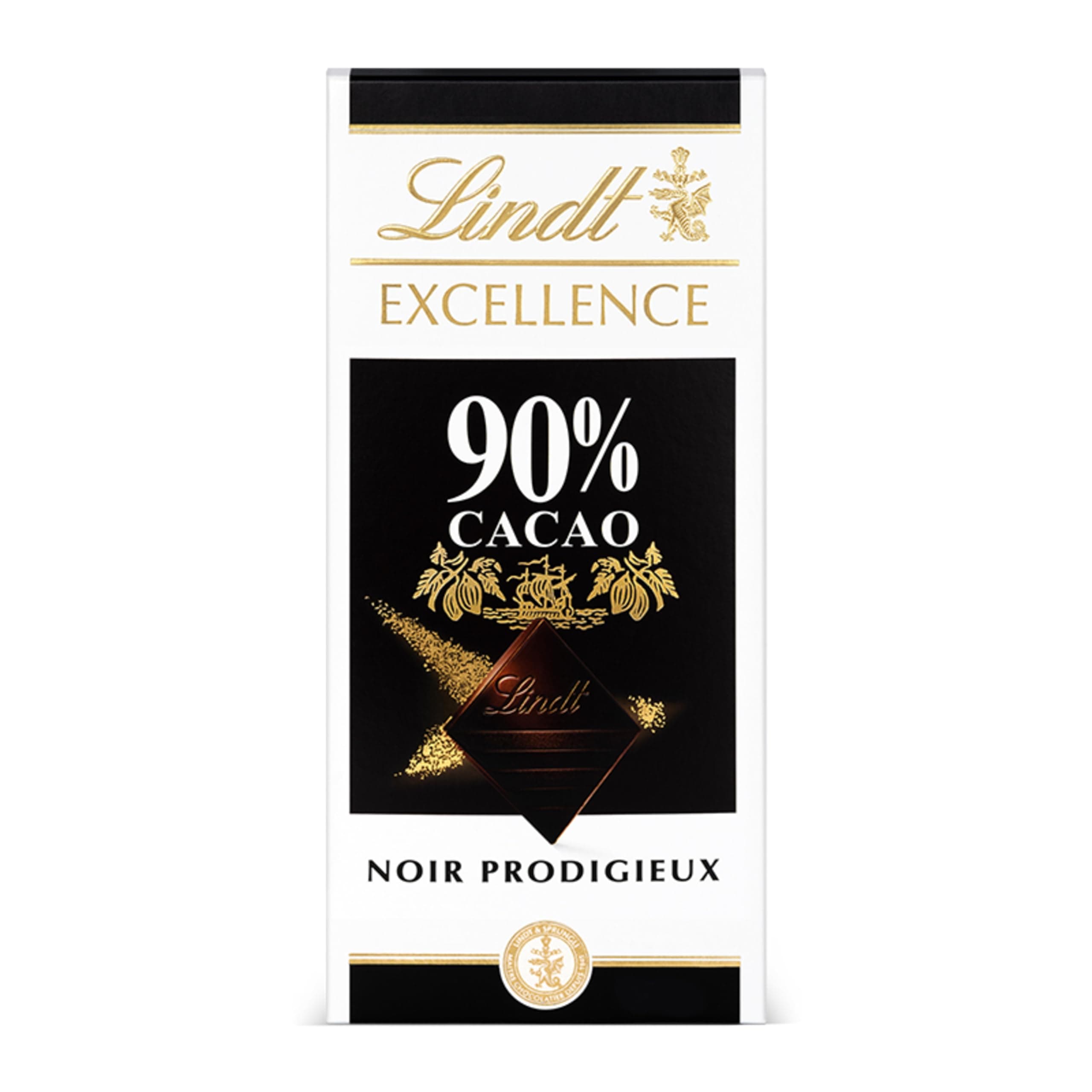 Lindt Schokolade | EXCELLENCE Tafel Mild 90% | 100g | milde Zartbitter-Schokolade mit intensivem Kakao-Geschmack | vegane Schokoladen-Tafel
