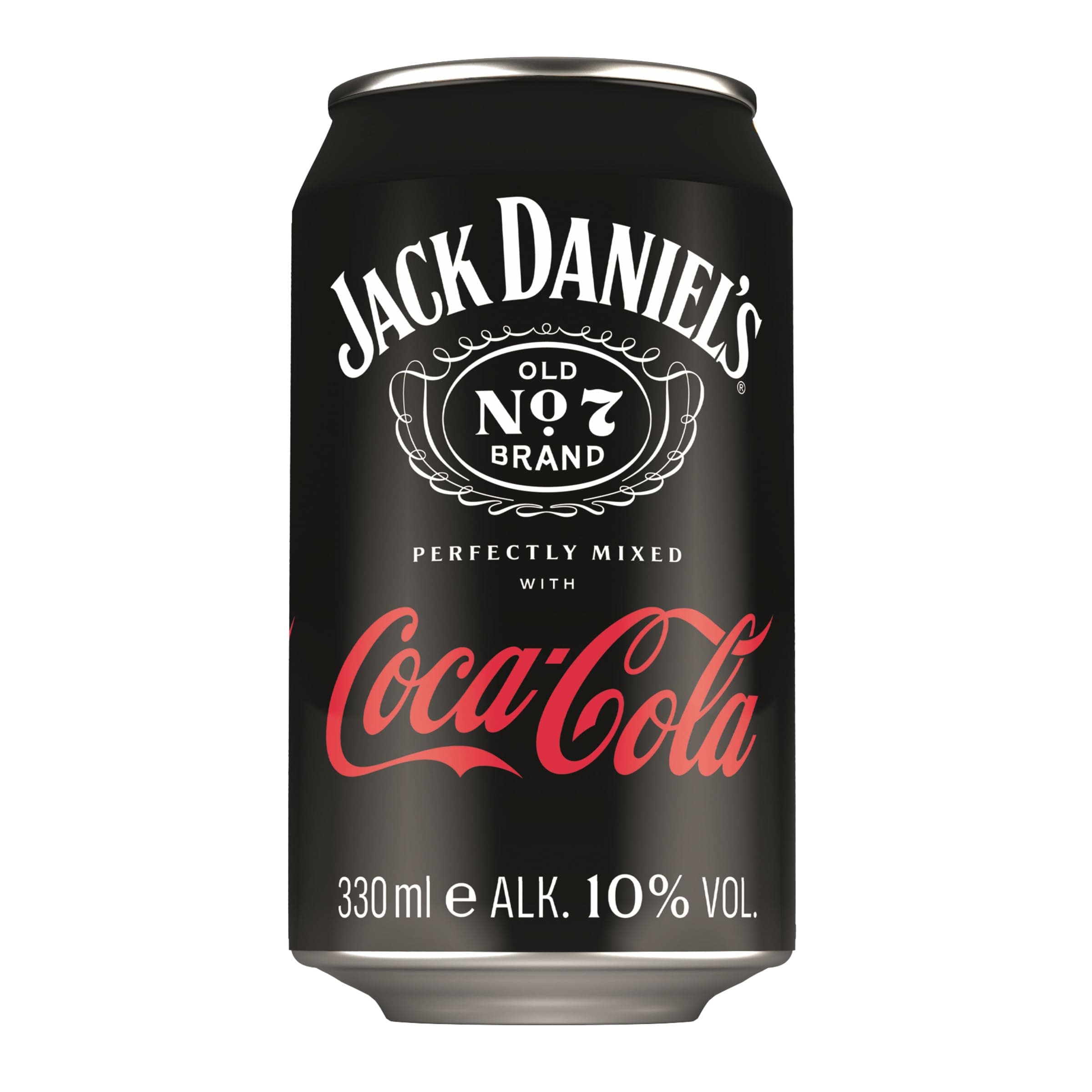 Jack Daniel's Tennessee Whiskey & Coca Cola - Der weltweite Barcall Nummer 1-24x0.33l / 10% Vol.