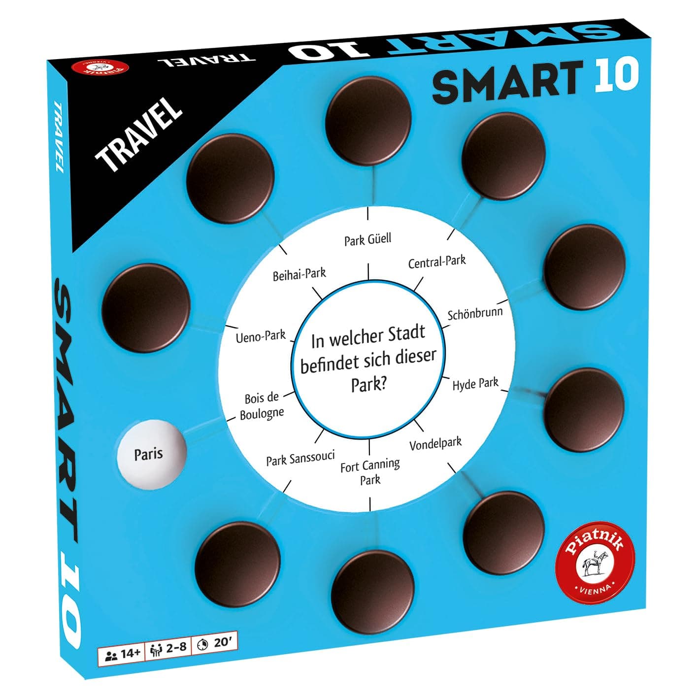 Piatnik 7193 - Smart 10 Zusatzfragen Travel