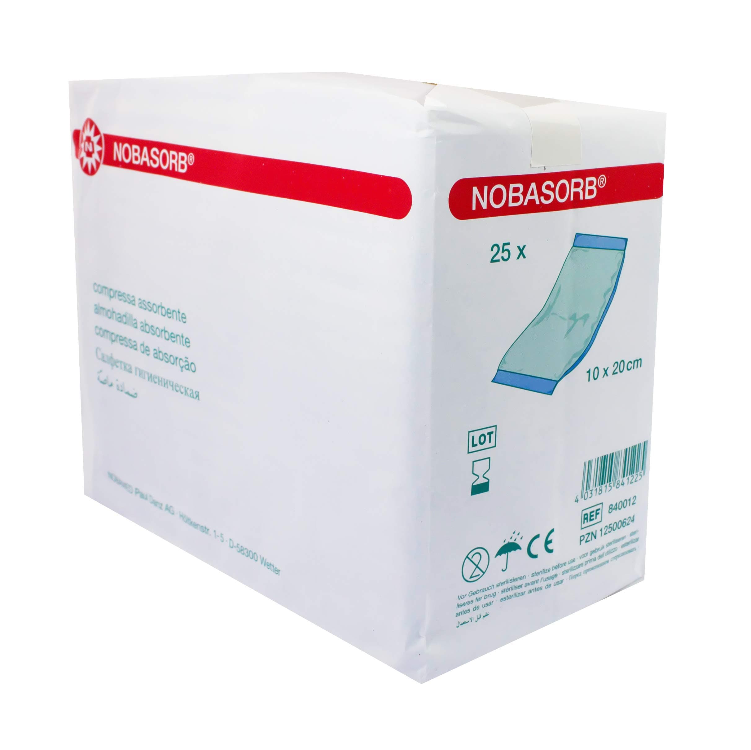 NOBASORB Saugkompressen 10x20 cm