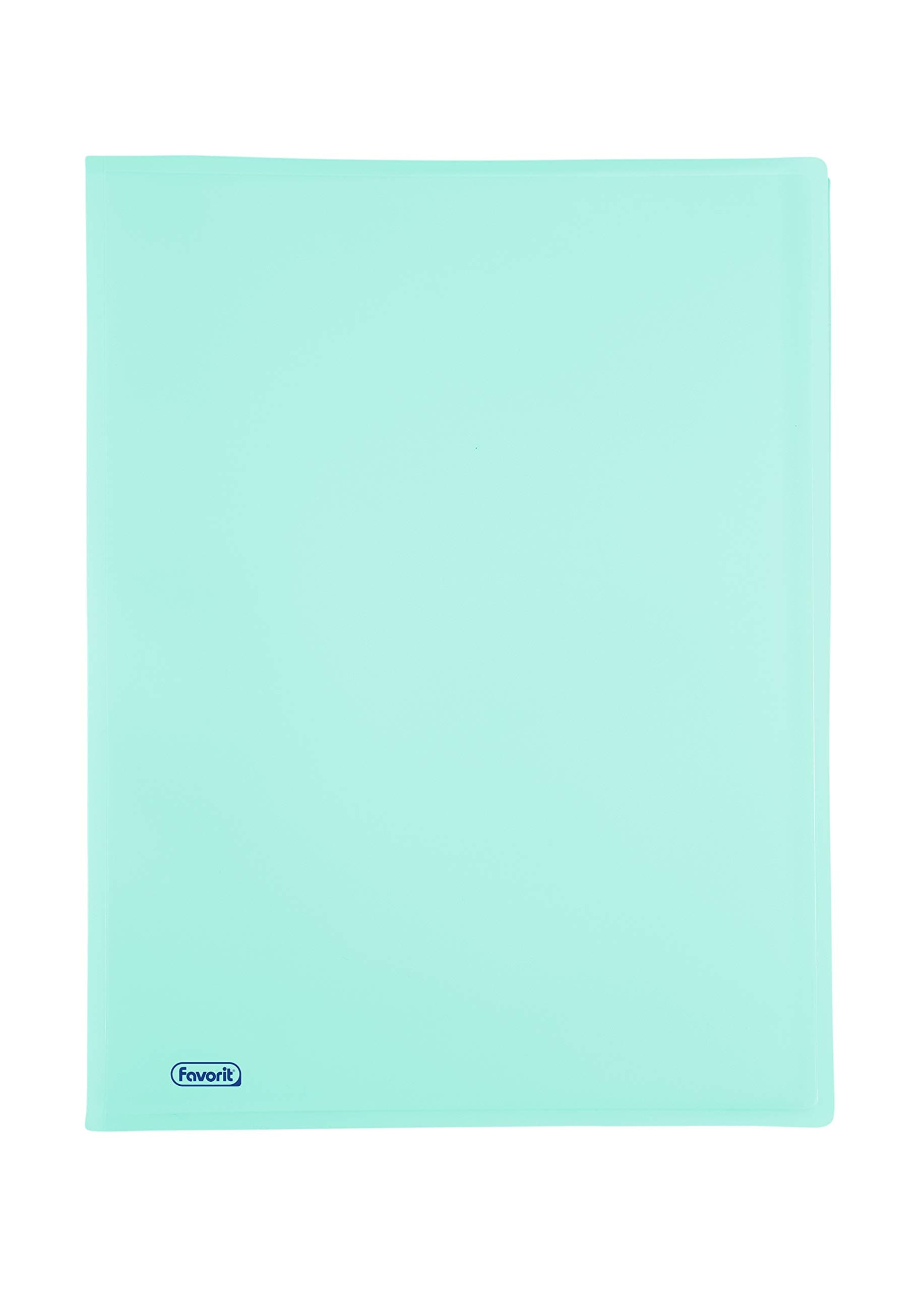 Favorit 400116621 Sichtbuch P@STEL mit 40 Hüllen Lisce, Innenformat 22 x 30 cm, hellblau