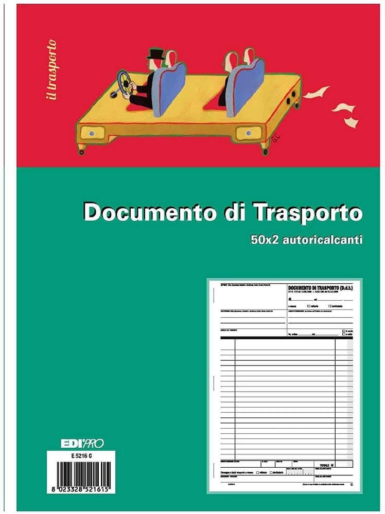Edipro EX-D101S Transportpapierblock 50x2 Selbstverkalkung für 29,7 x 22 mm