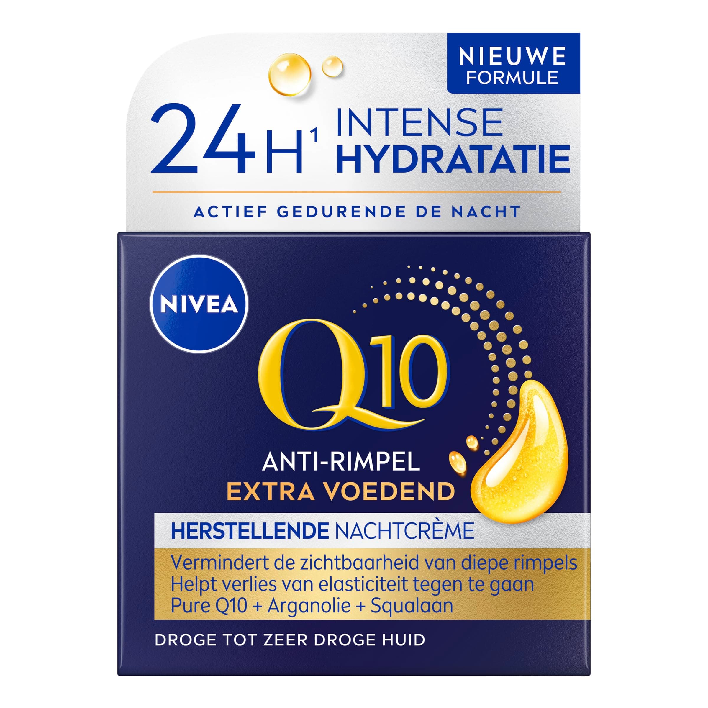 NIVEA Q10 Power extra Nährende Nachtcreme, 50 ml
